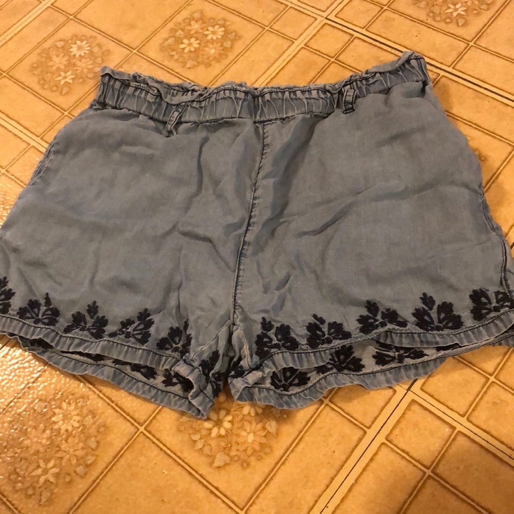 Cornflower Hi-Waisted Shorts!